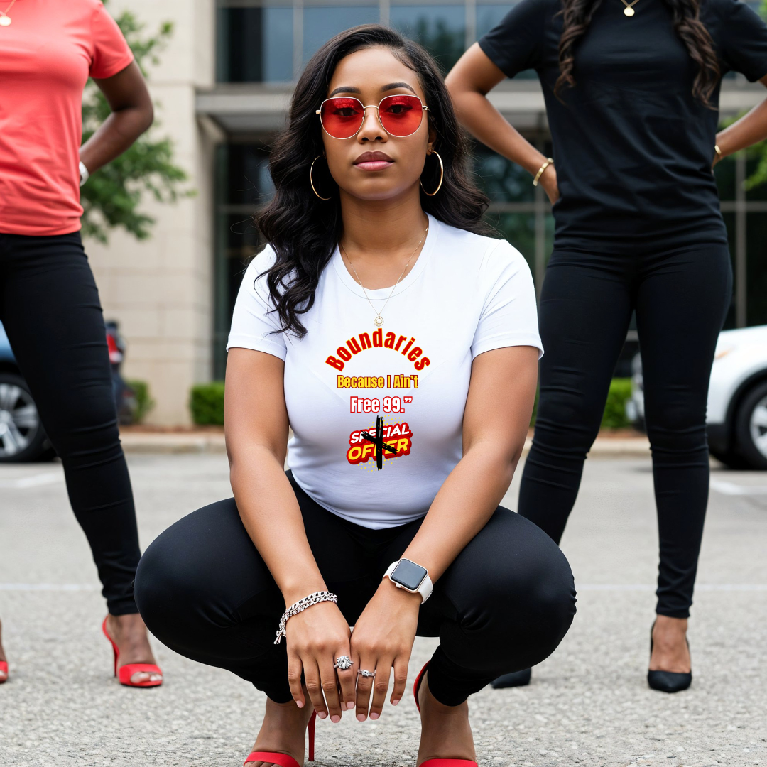 Boundaries Tee – Because I Ain’t Free 99