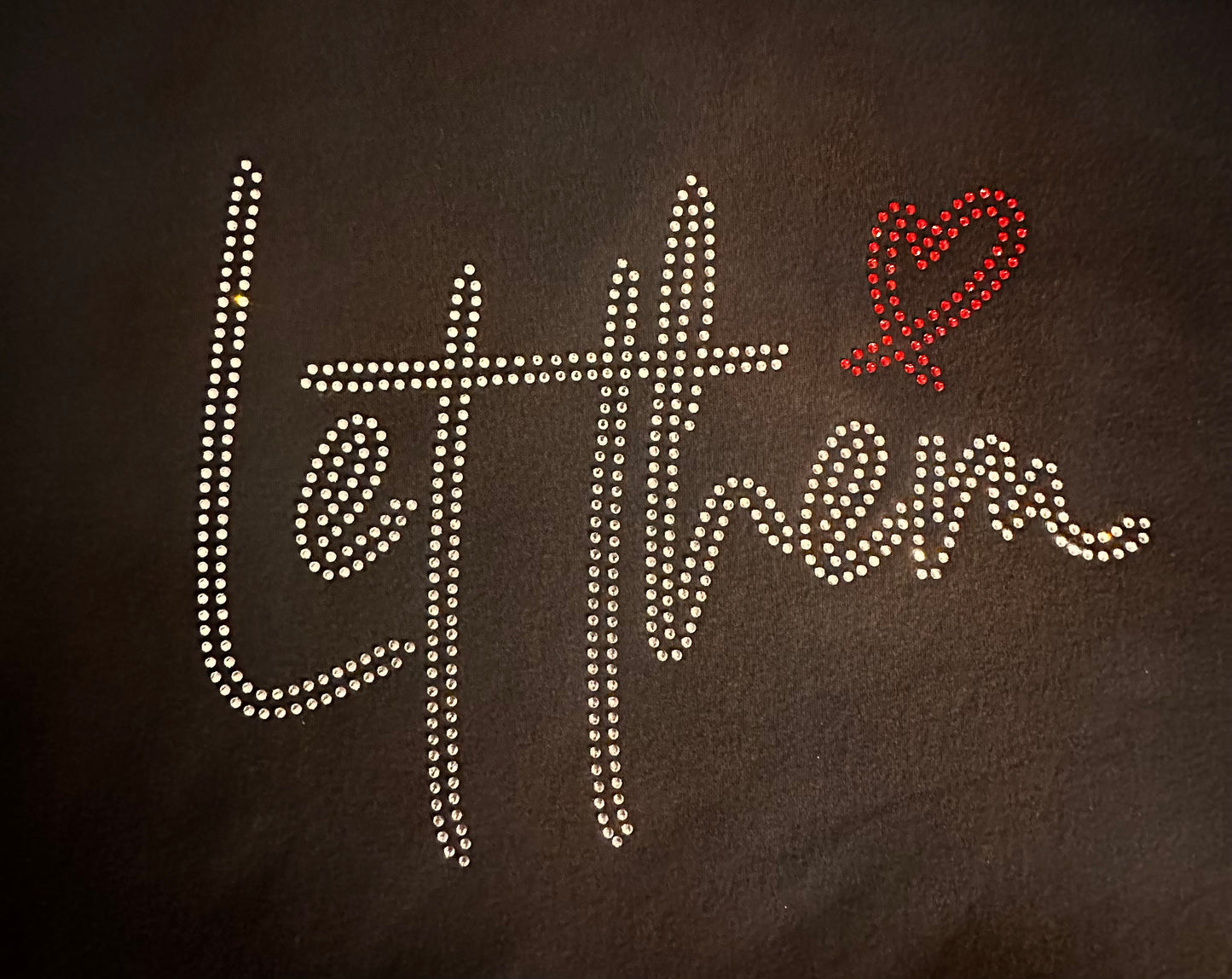 "Let Them" Rhinestone Tee – Boundaries Worldwide Exclusive